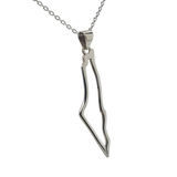 Palestine Silhouette Necklace
