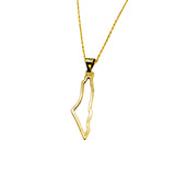 Palestine Silhouette Necklace